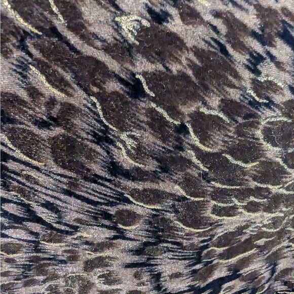 Carole Little 16 Gold Velvet Feather Pencil Skirt Sparkly Evening Fits 1X 2X 3X - Picture 8 of 9